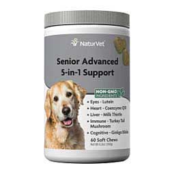 Senior Advanced 5 in 1 Support Soft Chew for Dogs NaturVet